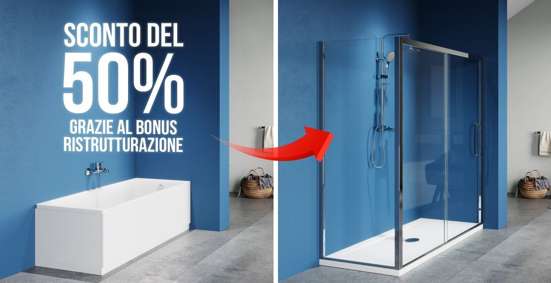 Trasformazione vasca in doccia